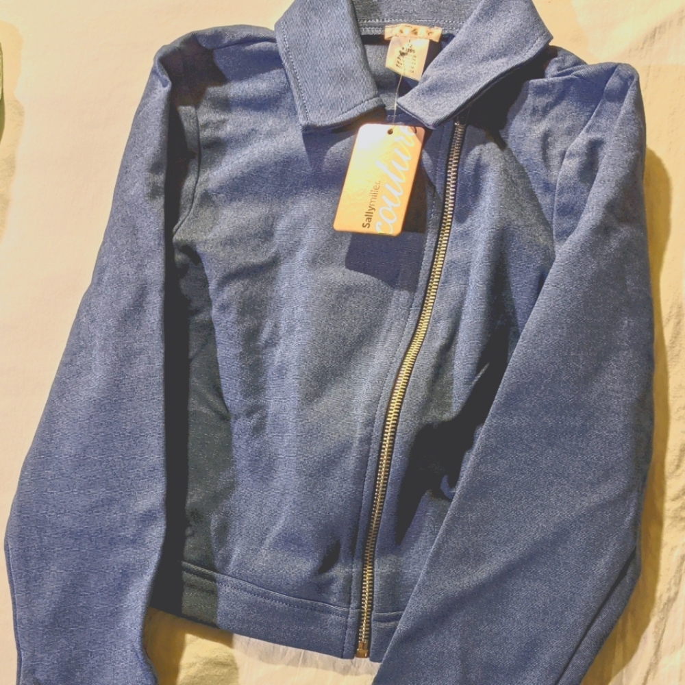 sallie miller couture girls moto jacket lite L